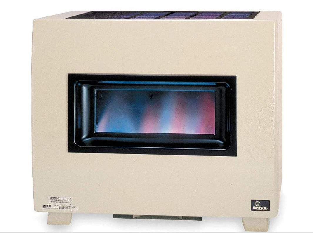 Empire RH-65BNAT 65,000 BTU Visual Flame Vented Room Console Heater. | eBay
