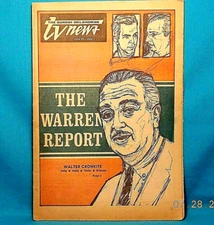 Sunday Oklahoman TV NEWS *** Listings Guide 6/25/1967 *** WALTER CRONKITE * CBS