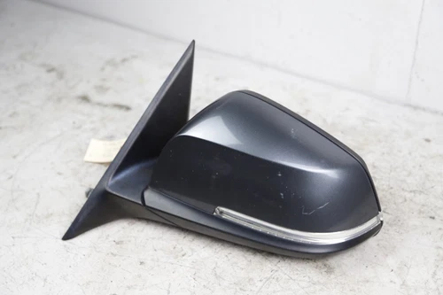 12-18 BMW F30 F31 DRIVER SIDE DOOR MIRROR FOLD GLASS NO CAMERA GRAY B39