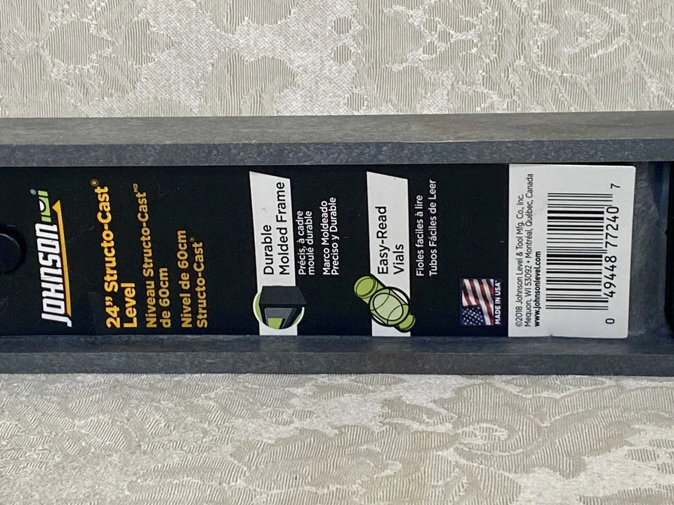 JOHNSON 24 in. Structo-Cast Standard Level, No. 7724 - Image 3 of 4