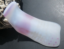 Sea Glass, Fenton Hobnail Opalescent White and Pink One of a Kind