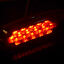 thumbnail 4  - 2x 6,5&#034; Rot 16 LED Seitenmarkierung Begrenzungsleuchte Blinker LKW Anhänger Boot