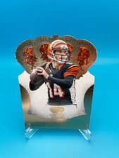 2013 Crown Royale Football Card #8 Andy Dalton - Bronze Parallel