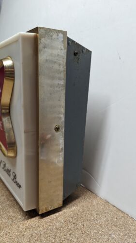 Insegna Orologio Illuminato Vintage Anni '50/'60 Miller High Life Birra Discoteca - Funziona - Foto 6 di 15