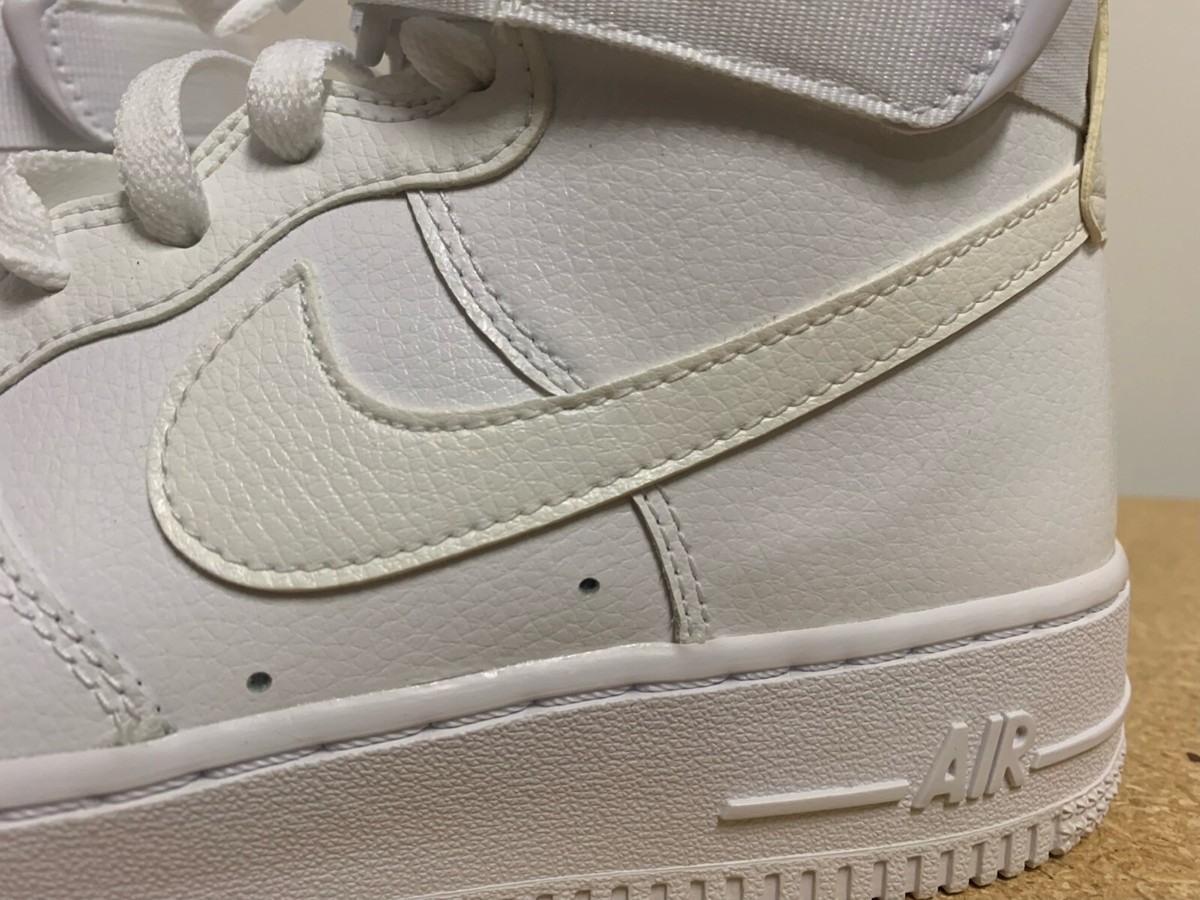 Nike Air Force 1 High Shoes/Sneakers (315121-115) Preowned Excellent ConMen\'s8.5 Mens Nike Air Force 1 High White 315121-115 Shoes | eBay main image 4