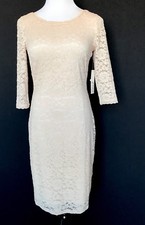 Eliza J Nude Lace Dress NWT Retails $128 Price $68 Size 4