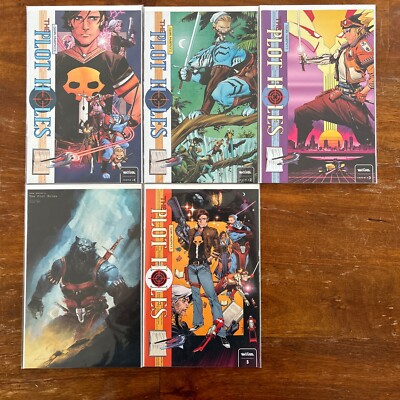THE PLOT HOLES Comics #1-5 RUN MASSIVE PUB 2023 SEAN MURPHY FULL RUN