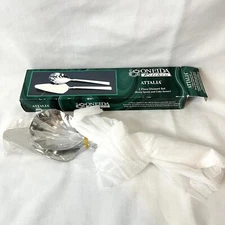 Oneida Kitchen Attalia Stainless Dessert Serving Set Berry Spoon Cake Server