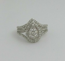 1.15Ct White Round Cut CZ Women's Engagement Ring Solid 925 Sterling Silver