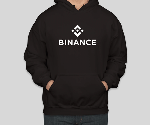 Binance Coin BNB Black Mens Hoodie 