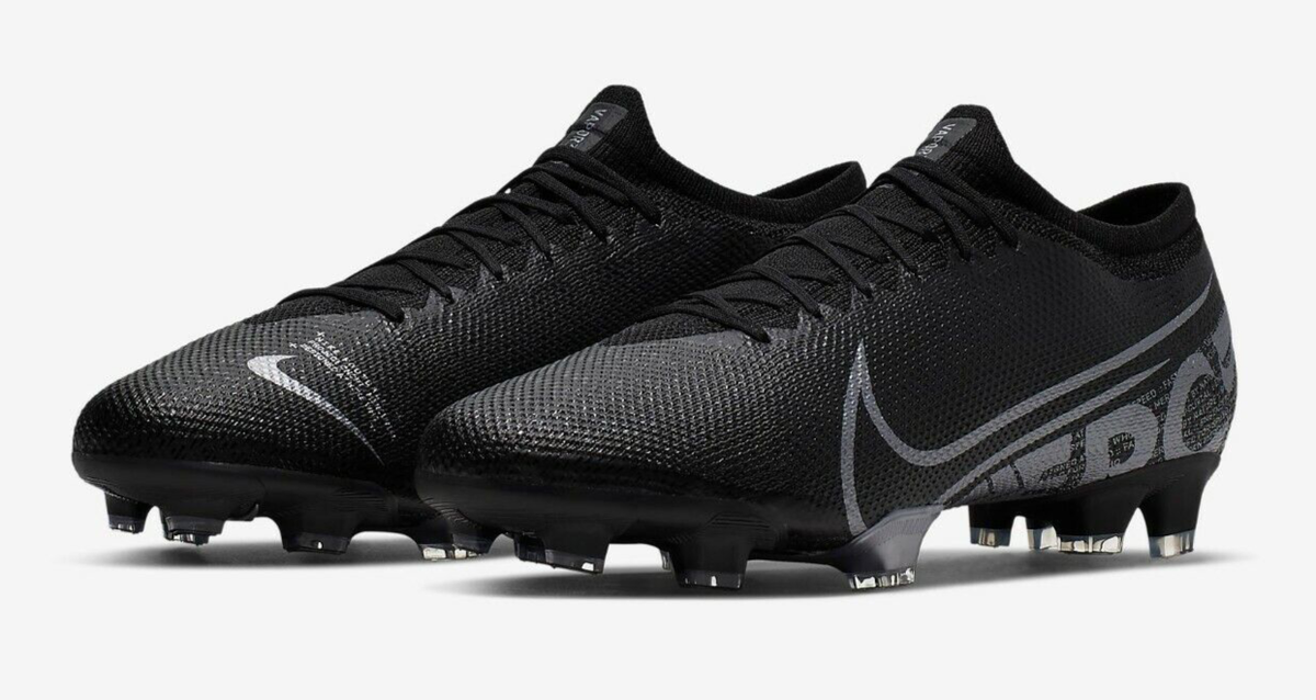Nike Mercurial Vapor Pro 13  AT7901-010 Cleats Mens‎ SIze 13 US Mercurial Vapor 13 Pro Firmground Soccer Shoes Black main image 3