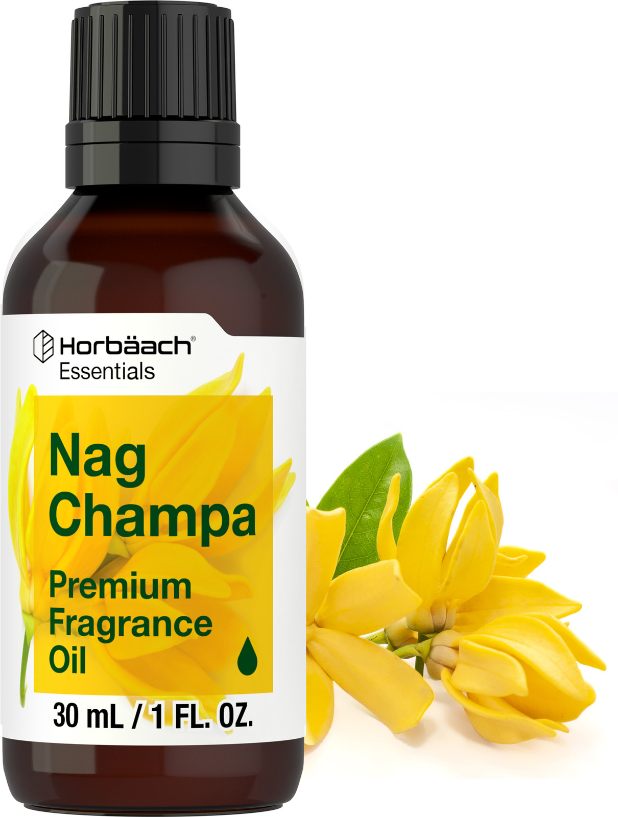 Ароматическое масло Nag Champa | 1 жидкая унция (30 мл) | Премиум-класс | от Horbaach