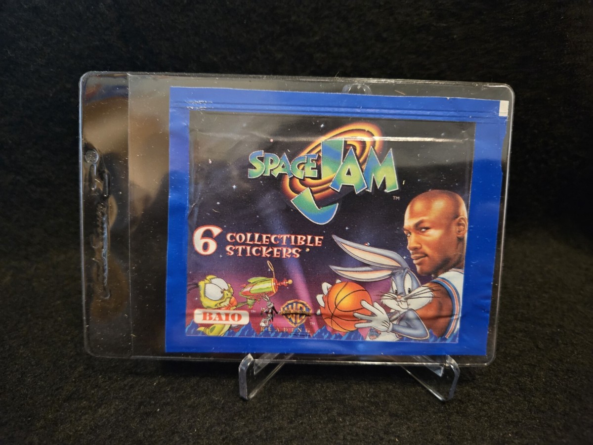 ファングッズ STICKERS SPACE JAM MICHAEL JORDAN 1996 Space Jam Stickers Factory Sealed RARE Michael Jordan - 1