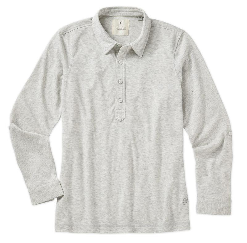 Женская рубашка с длинным рукавом Linksoul LSW138 светло-серого цвета маленький размер 4090₽