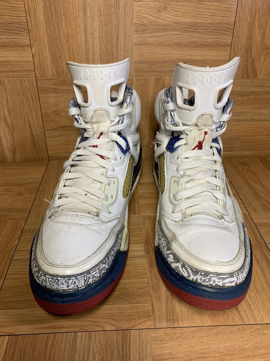 RARE? Nike Air Jordan Spizike True Blue White Red Sz 11  display picture 1