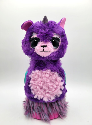 Hatchimals Wow Llalacorn 32'' Interactive Hatchimal Purple Llama Lights Up Works!