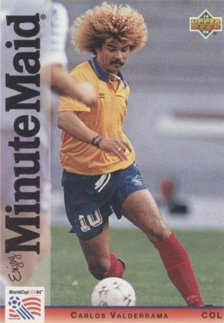 1994 Upper Deck World Cup English/Spanish Carlos Valderrama #54