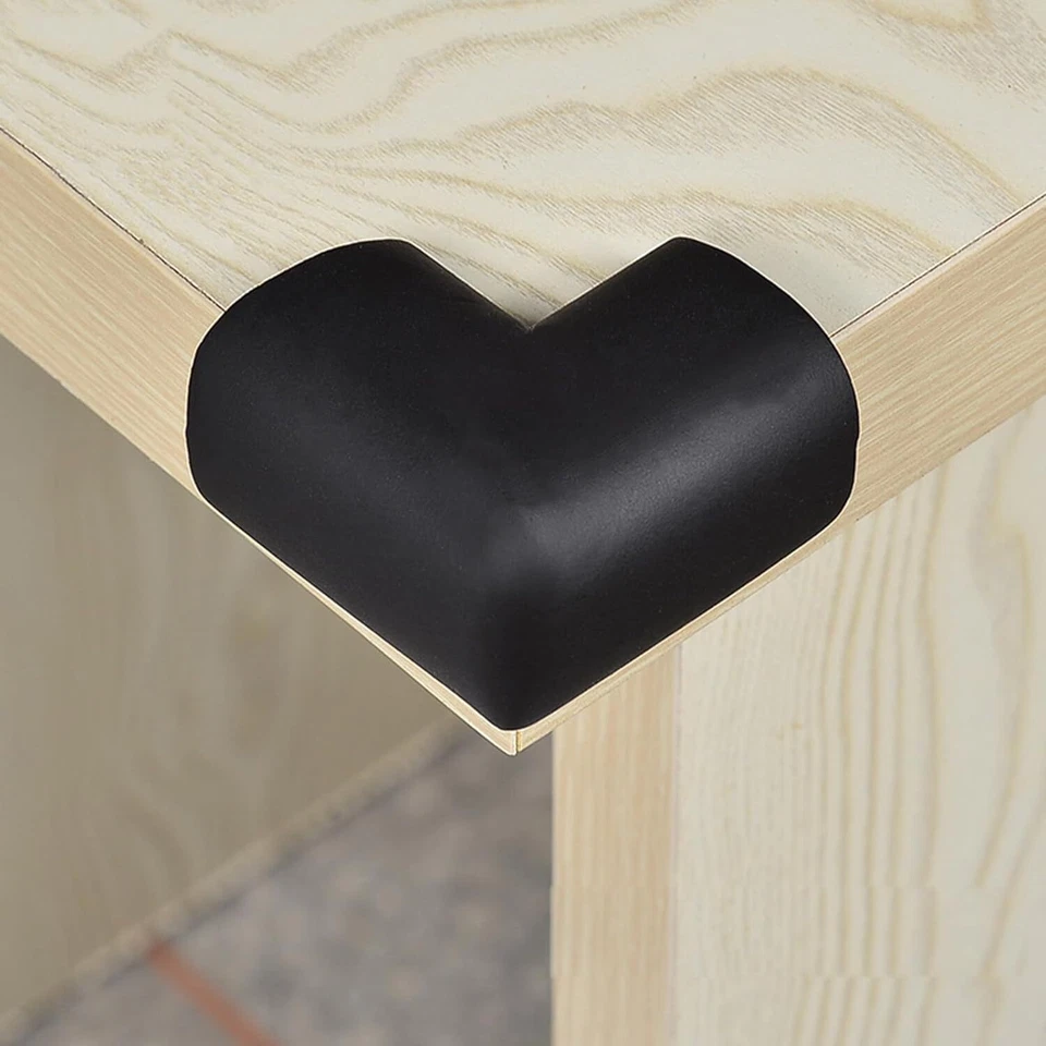 Protector de borde de esquina de mesa de escritorio de 10 piezas protector de cojín de espuma de seguridad suave para niños bebés Foto 4 de 4