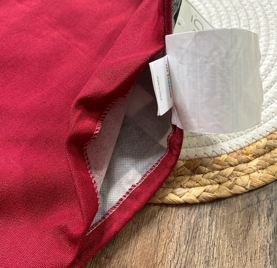 Thro Marlo Lorenz Plaid Cheer Holiday Throw Pillow Cover 12x20 NEW w TAGS - Image 4 of 4