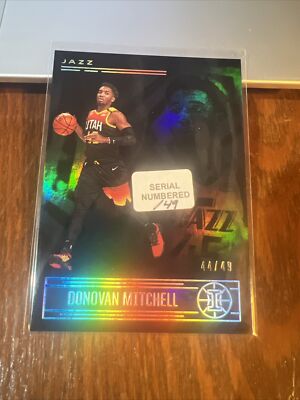 Donovan Mitchell 2020-21 Panini Illusions Black Parallel #132 /49 Jazz Cavaliers