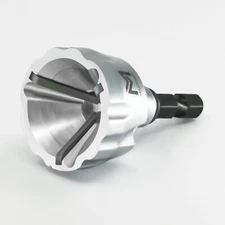 Deburring External Chamfer Tool with Tungsten Carbide Blades 1/4 inch Hex Sha...