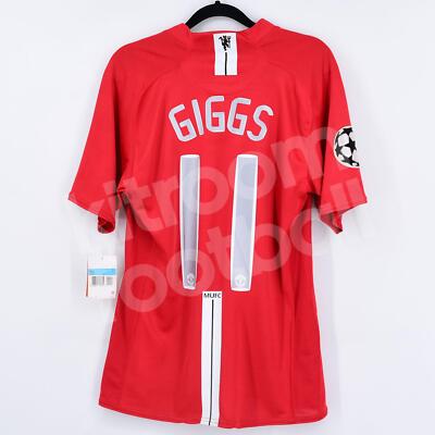 2007-08 Manchester United Final Moscow 2008 Shirt #11 GIGGS Match