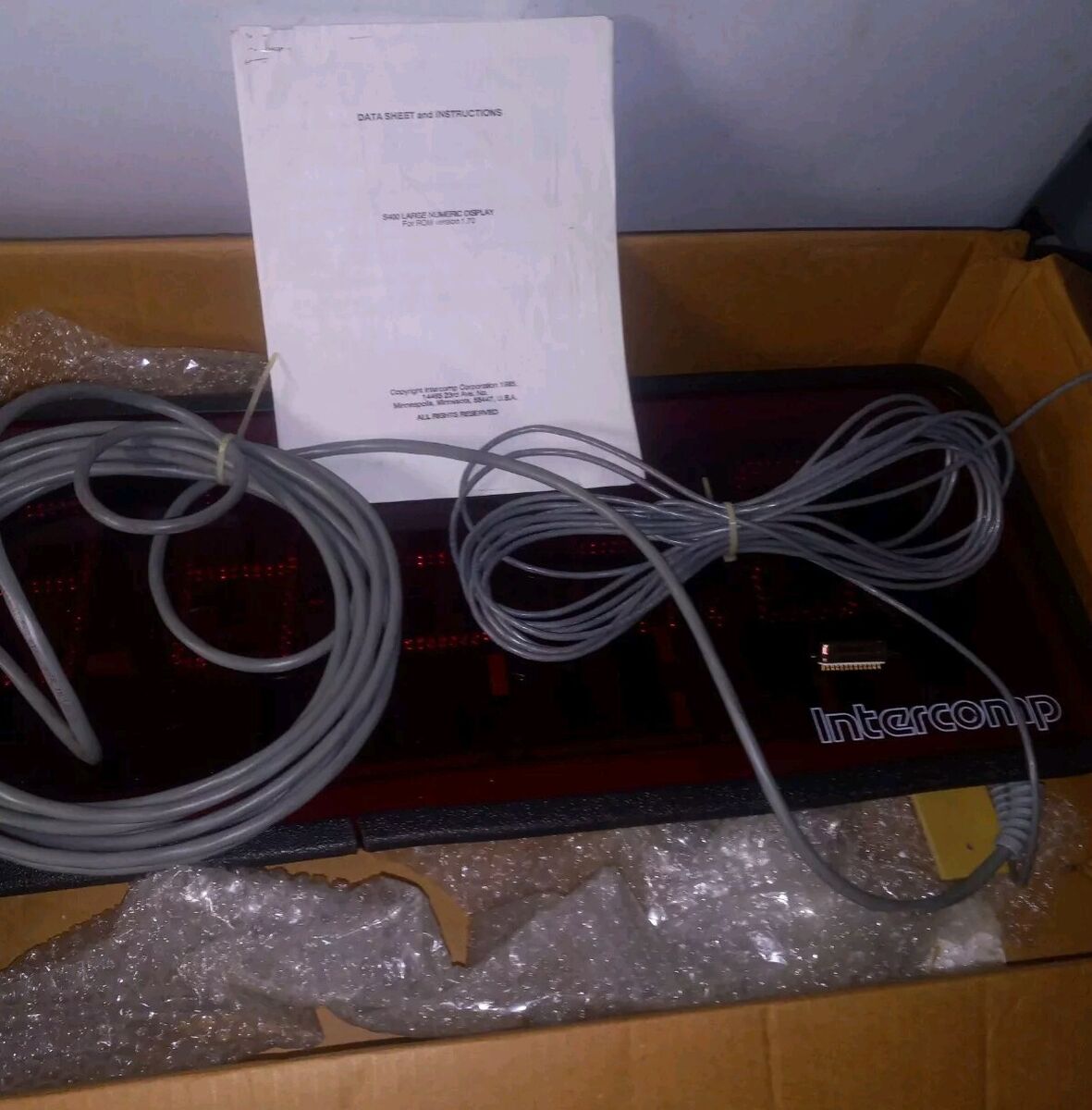 TotalComp Intercomp S400Hi Intensity Numeric Outdoor Scale TotalComp Intercomp S400Hi Intensity Numeric Outdoor Scale