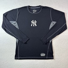 Nike New York Yankees Mock Turtleneck Pro Combat Authentic Vintage Fitted Size L