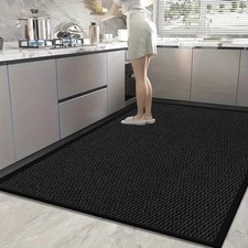 Large Heavy Duty Non Slip Rubber Back Door Mat Barrier Hallway Kitchen Floor Rug
