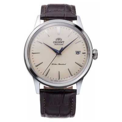 Orient Bambino RA-AC0M04Y30B   Herrenuhr, elegant, 38 mm, Edelstahl, Garantie: 3