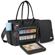 Large Bible Bag with Bible Cover Case for Women Church Bag with Shoulder Stra...