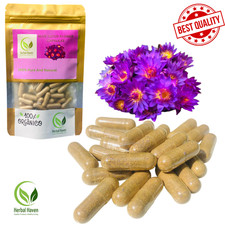 Capsule Fiore di Loto Blu Naturale (600mg) Nymphaea Caerulea Pura Erba Biologica