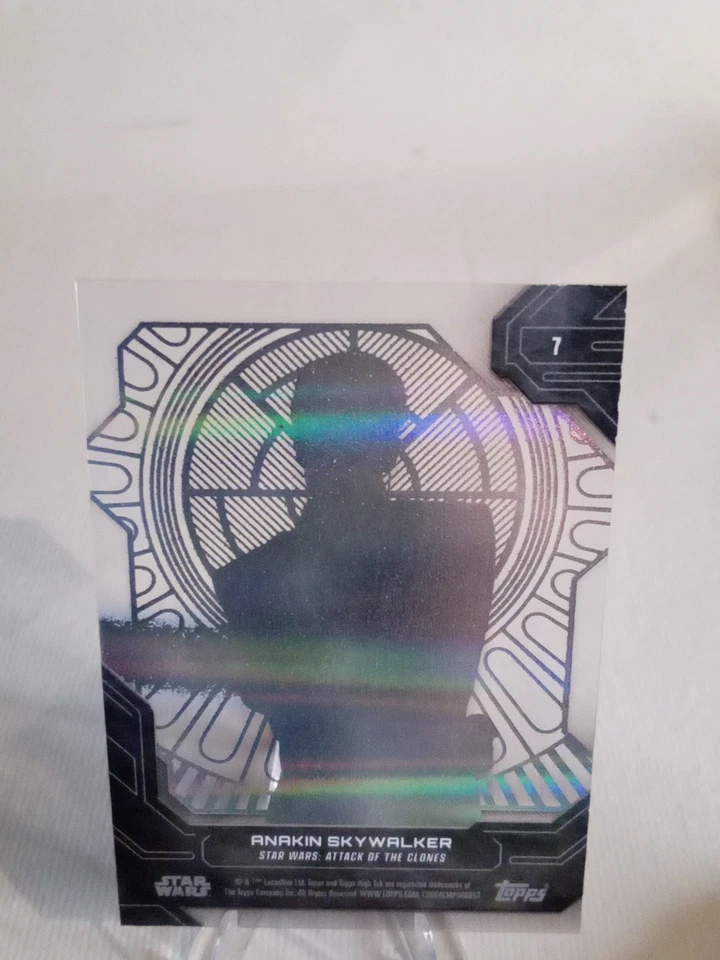 2024 Topps Star Wars High Tek - #7 Anakin Skywalker  - Image 2 of 2