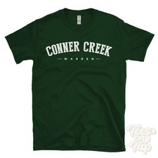 CONNER CREEK WARREN T-SHIRT Macomb Michigan USA retro varsity hometown gift