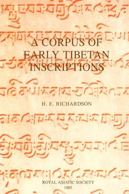 Corpus of Early Tibetan Inscriptions (James G. Forlong  - Paperback NEW Richards