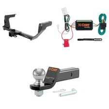 CURT Tow Package Trailer Hitch Wiring Harness 45041 Ball Mount Pin & Clip, 13135