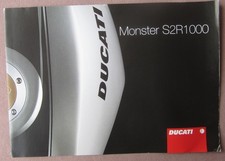 Vintage c2007 Ducati MONSTER S2R1000 Motorcycle Sales Brochure