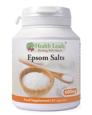 HEALTH LEADS EPSOM SALZE (BITTERSALZ) 600 mg 80 KApseln