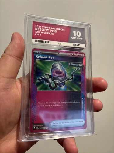Reboot Pod 158 ACE graded card