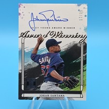 2025 Panini Impeccable - Award Winning Autograph Johan Santana #AWA-JS 17/35