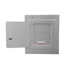 Eaton Breaker Box Main Lug Flush Door 125Amp 6-Space 12-Circuit 120/240V Indoor