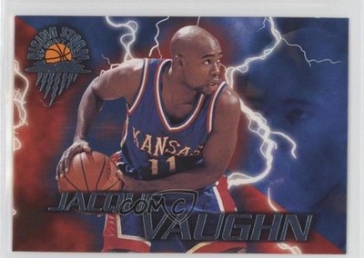 1997 Wheels Rookie Thunder Rising Storm Jacque Vaughn #26 RC 9bp