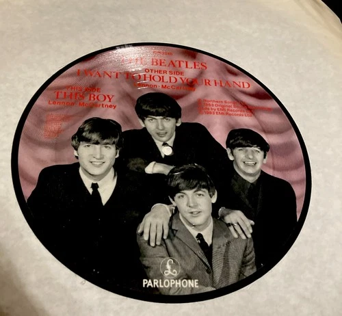The Beatles - I Want to Hold Your hand / This Boy 7" Picture Disc - 1983 RP 5084