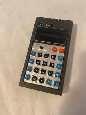Vintage Taschenrechner Eltex 3000-NC Kalkulator 70er 80er Jahre Rechner (18)