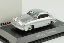 Schuco Pro.R 1/43 Porsche 356 Gmund Coupe Silver