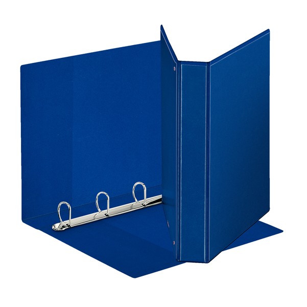 394756500 raccoglitore ad anelli a4 blu - Immagine 3