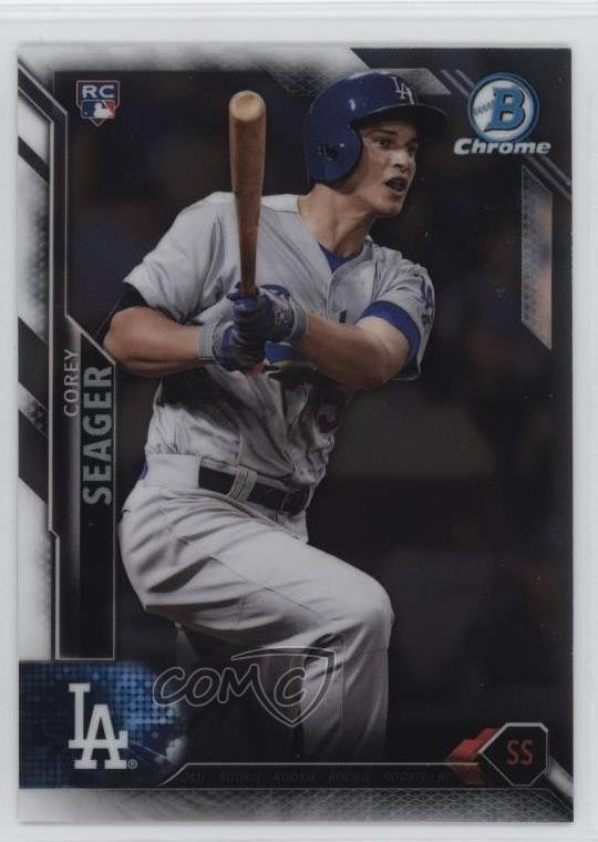 2016 Bowman Rookies Chrome Corey Seager #150 1bf5