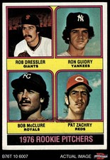 1976 Topps #599 Ron Guidry Rookie Pitchers 4 - VG/EX