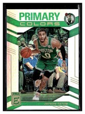2019-20 Donruss Elite #8 Jayson Tatum Primary Colors Boston Celtics