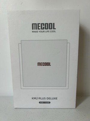Mecool KM2 Plus Deluxe Android TV Box 4K HDR 4GB 32GB WiFi 6 S905X4 NEW White
